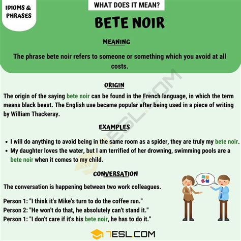 bittes noires|Bête noire Definition & Meaning .